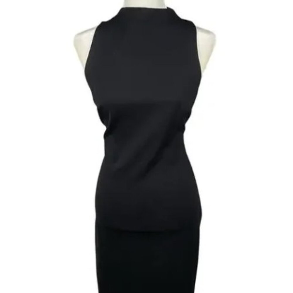 Aritzia Babaton Matheson Dress Womens Sz 6 Bodycon Sleeveless Ponte Knit Stretch